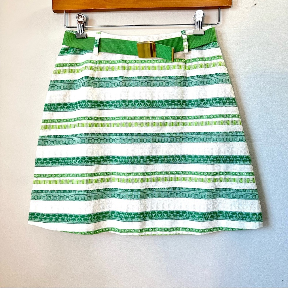 Vintage mini skirt with belt